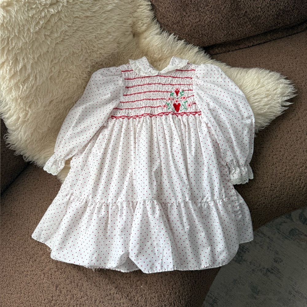 Polly Finders Smocked Dress